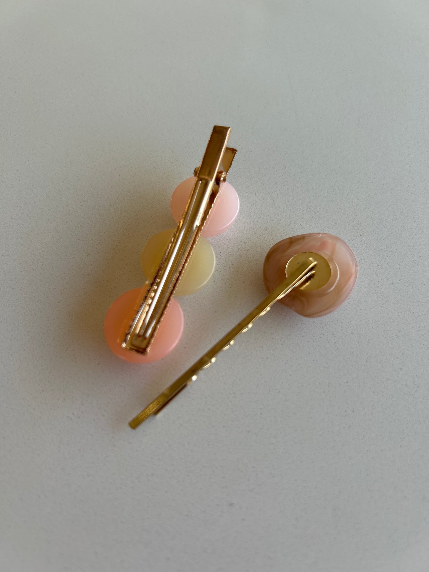 Hair Clip Trio Pedras e Grampo Pedra
